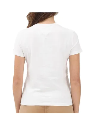 T-shirt Blanc Femme Tommy Hilfiger Tjw Reg Essential Lo 2