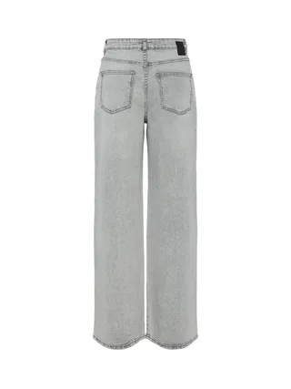 Jean Loose Gris Femme Pieces Elma 2