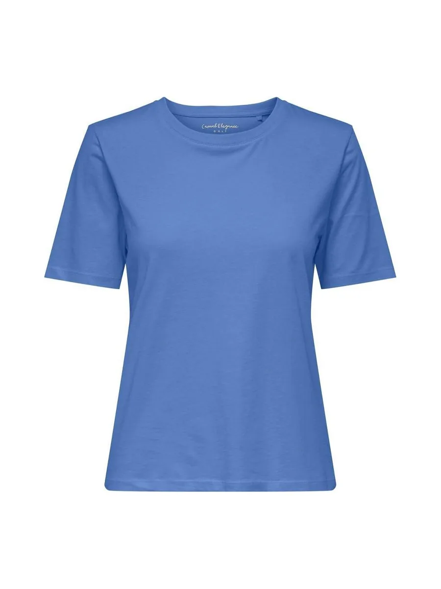 T-Shirt Bleu Femme Only Happy 2