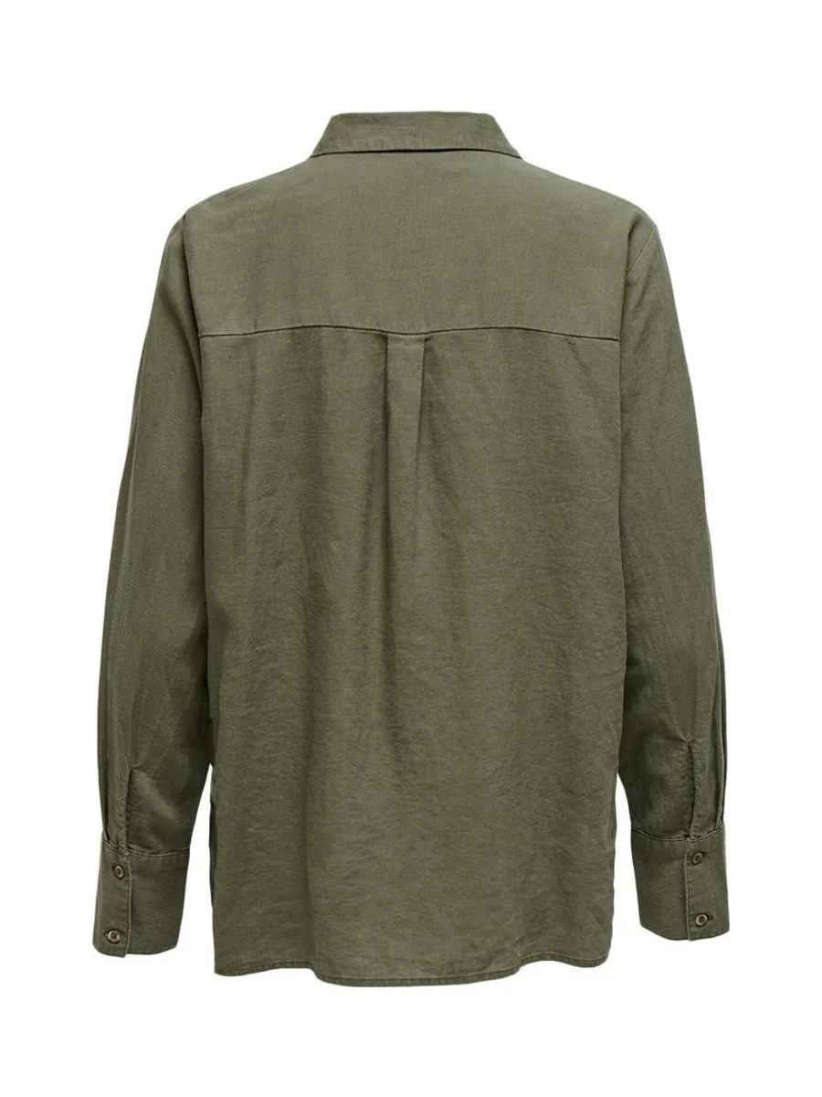 Chemise Kaki Femme JDY Linen 5