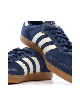 Baskets Bleu Marine/Blanc Homme Adidas Samba 7
