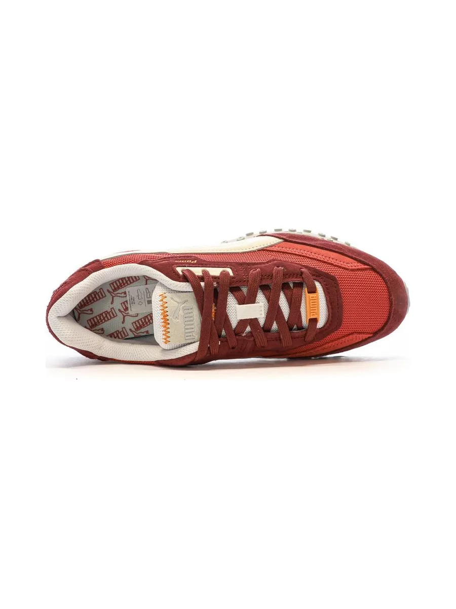 Baskets Rouge Homme Puma Rider Washed 5