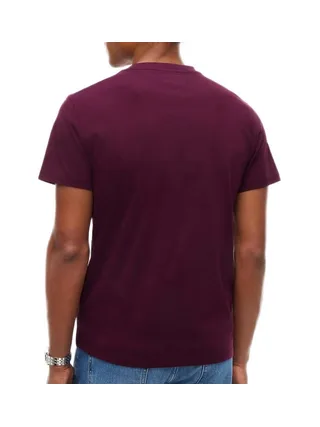 T-shirt Bordeaux Homme Tommy Hilfiger Tjm Slim Linear 2