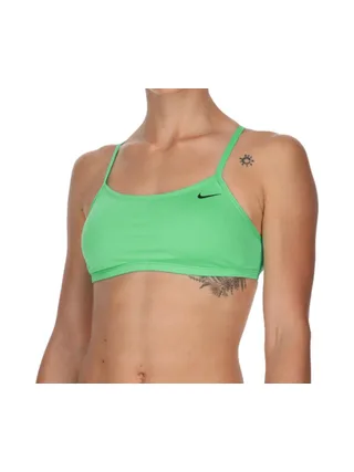 Haut de maillot de bain Vert Femme Nike Racerback 1
