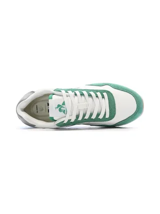 Baskets Blanches/Verte Femme Le Coq Sportif Astra_2 W Optical 4