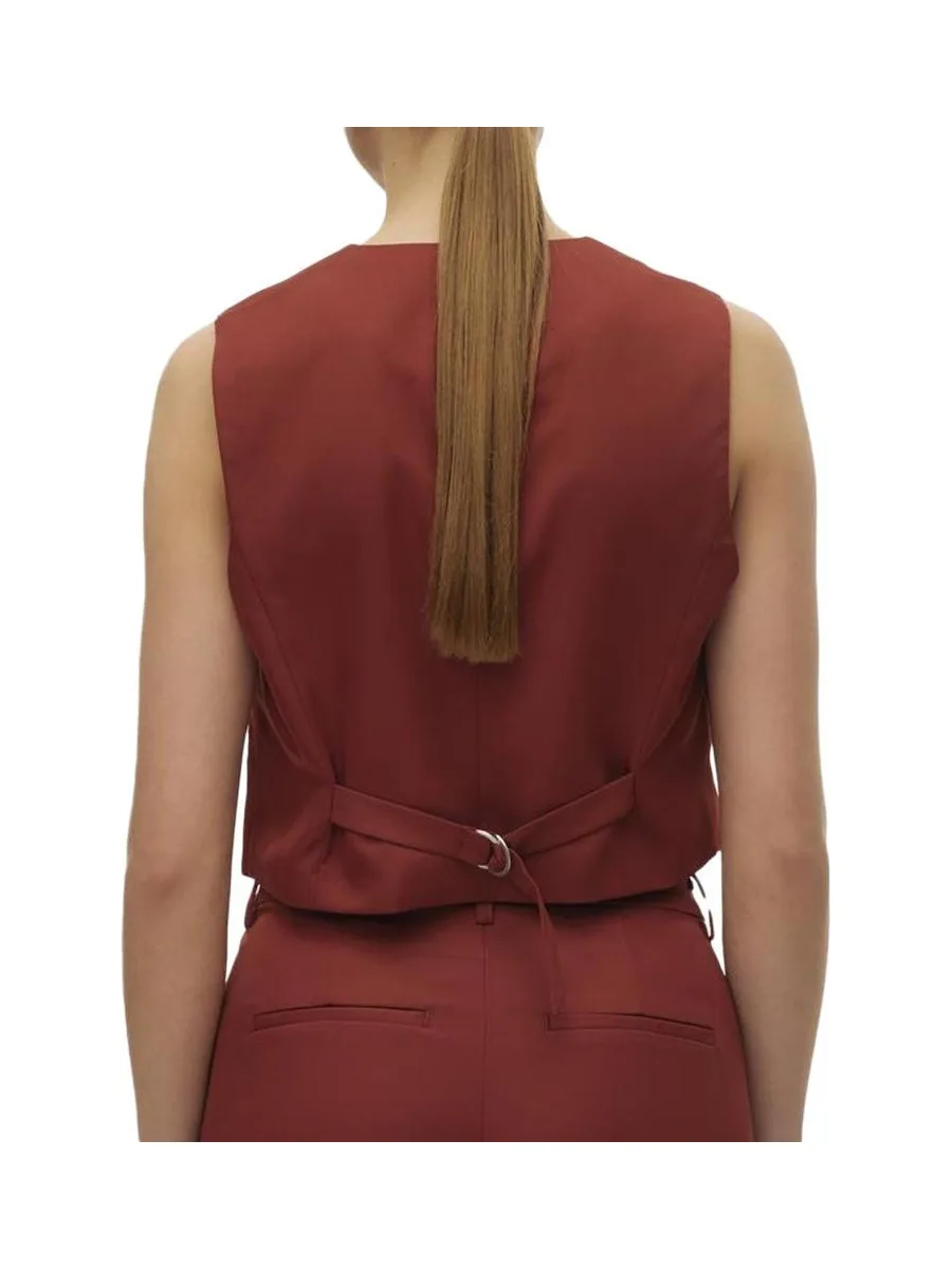 Gilet Sans Manches Terracotta Femme Vero Moda Tara 3