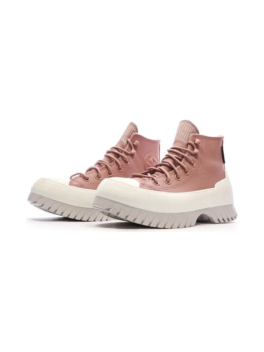 Baskets Roses Femme Converse All Star Lugged 5