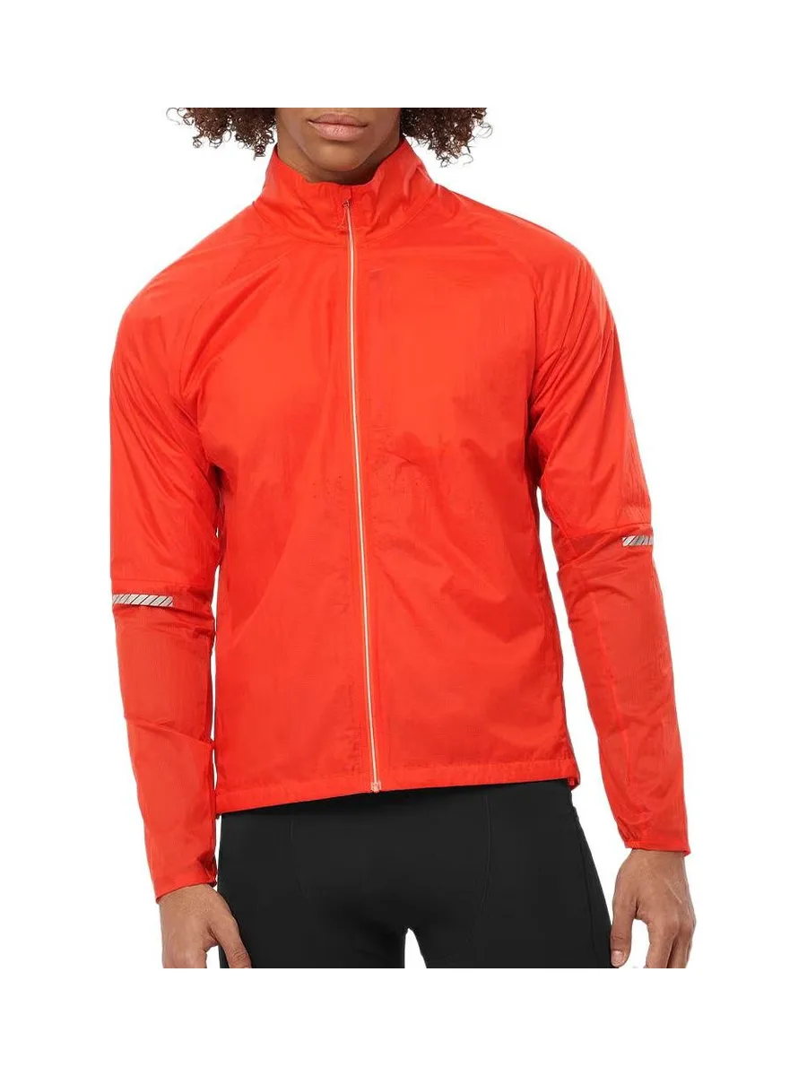 Manteau Coupe Vent Rouge Homme Salomon Sense Flow 2
