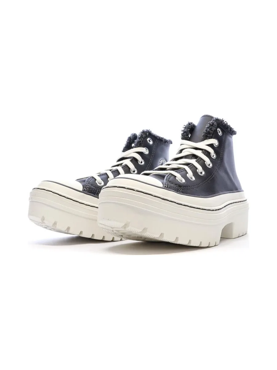 Baskets Noires Femme Converse Chuck Taylor All Star Lugged 7