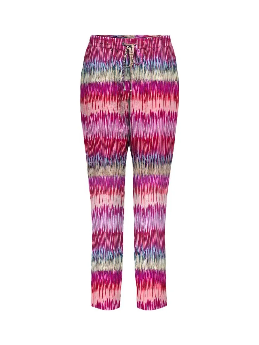 Pantalon Rose/Marine à Motifs Femme Only 15222230 2