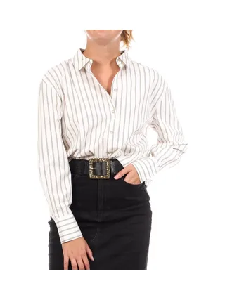 Chemise Blanc/Vert Femme Vero Moda Tanja 1