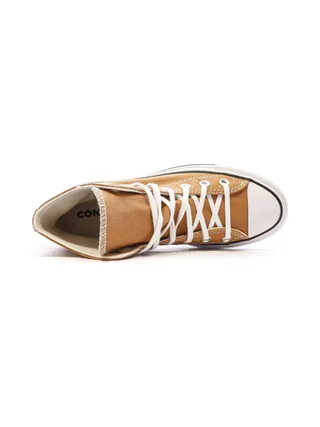 Baskets Jaune Converse Femme Chuck Taylor All Star Lift 4