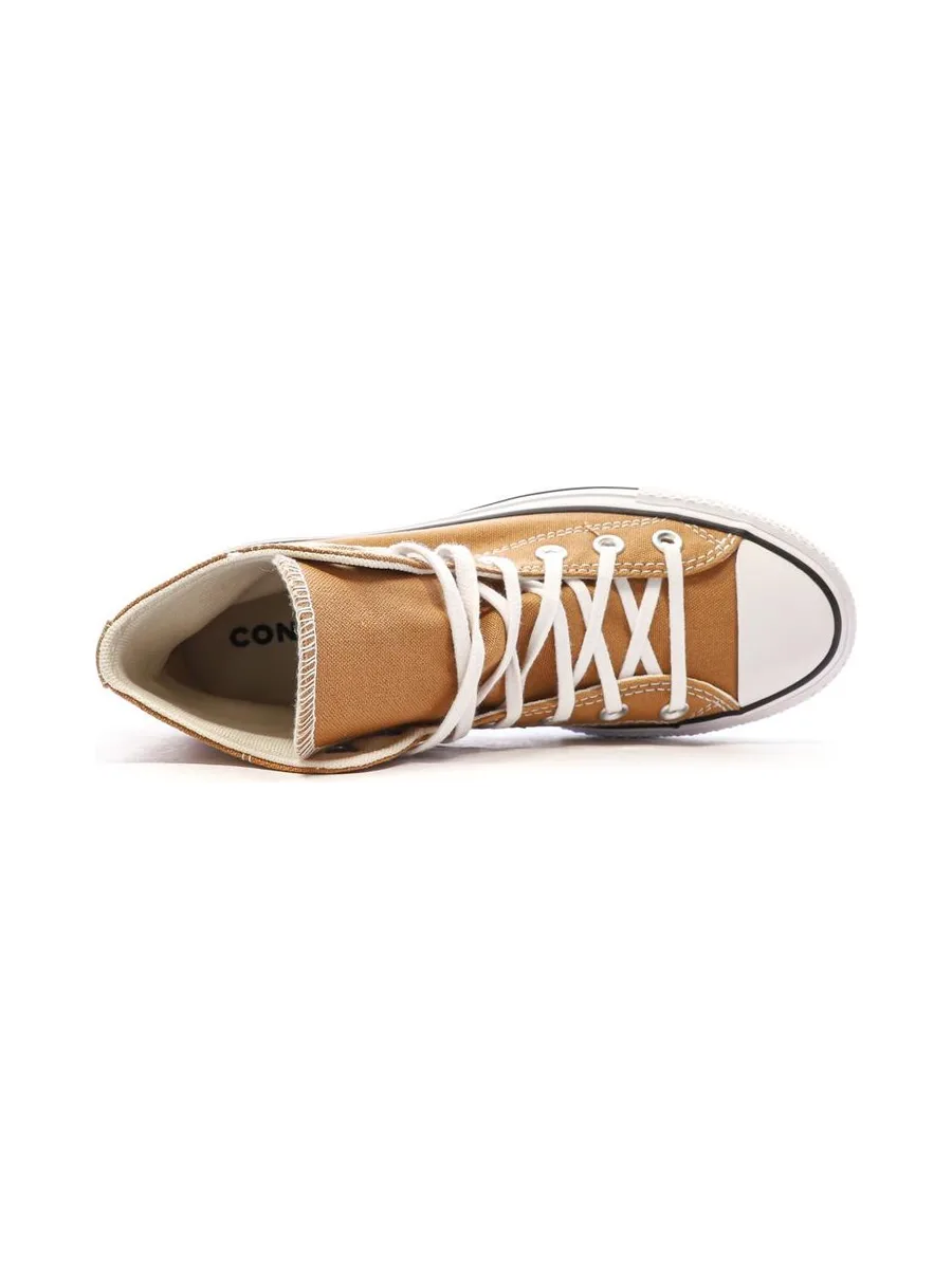 Baskets Jaune Converse Femme Chuck Taylor All Star Lift 5