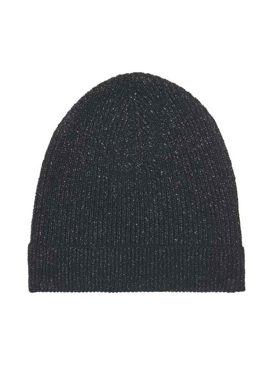 Bonnet Noir Femme JDY Rue Glitter 1