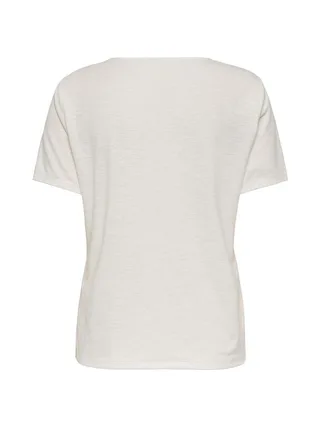 T-Shirt Blanc Femme JDY Flora 2