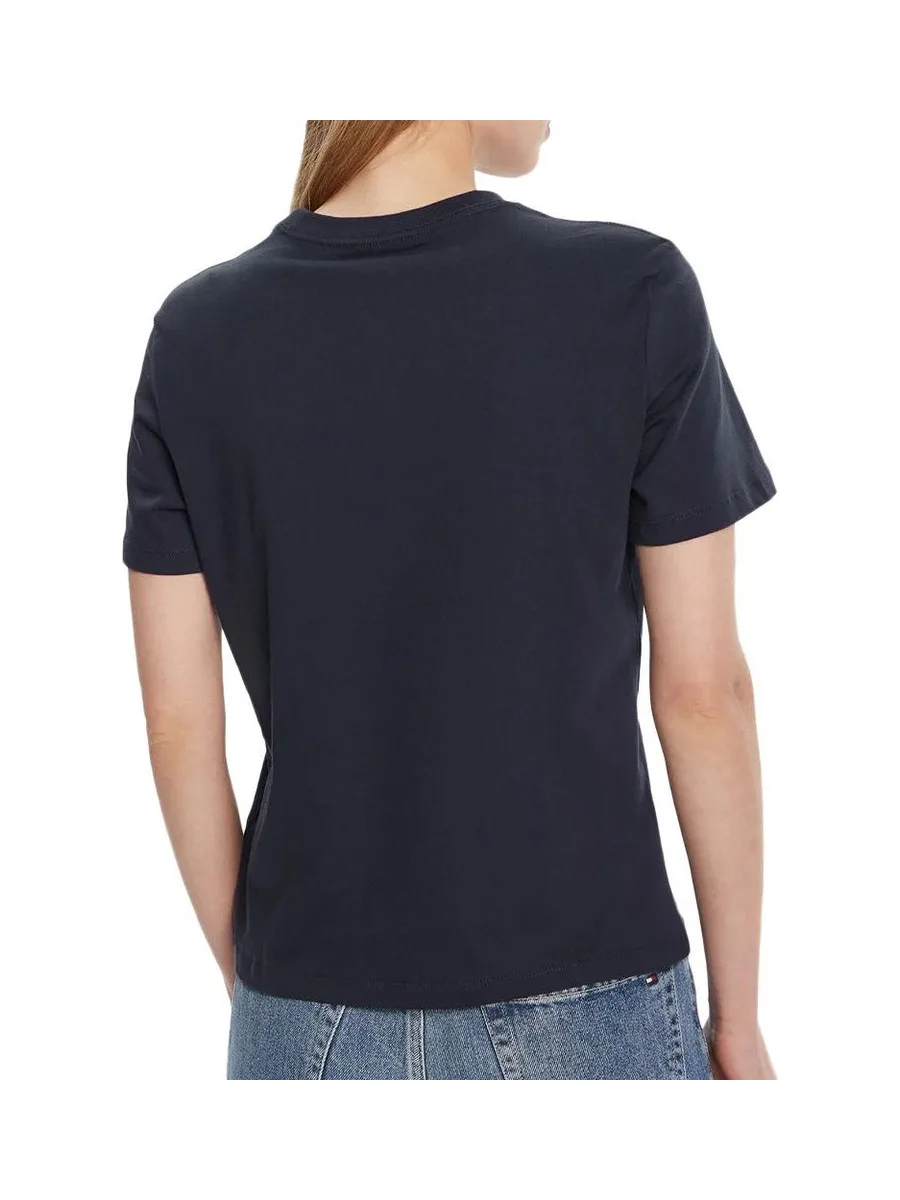 T-Shirt Marine Femme Calvin Klein Jeans Classic 3