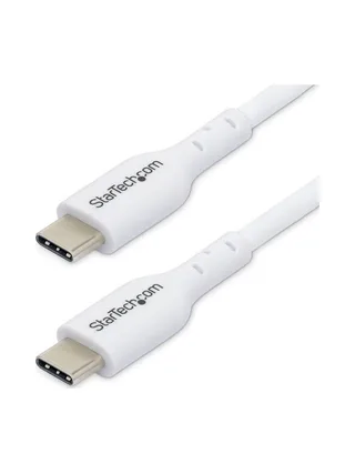 2m 6.6ft White USB-C Charging Cable 1