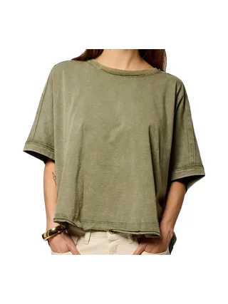 T-shirt Kaki Femme Kaporal Vison 1