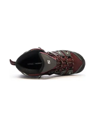 Chaussures de randonnée Grise/Bordeaux Femme Salomon Pioneer 4