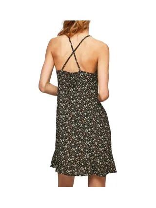 Robe Noire à Motifs Femme Pepe jeans Pospy 2