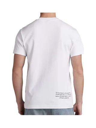 T-shirt Blanc Homme G-Star Raw D23897 2