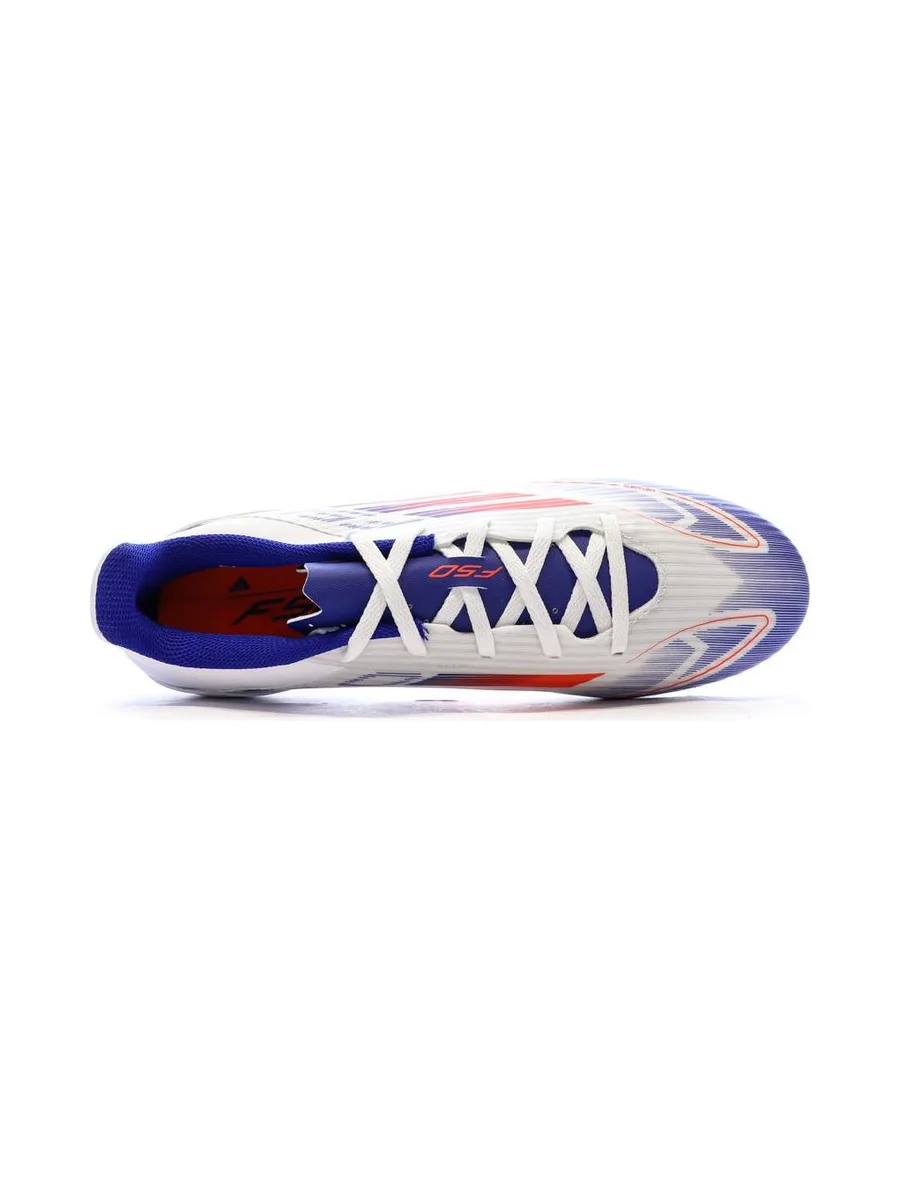 Chaussures de football Blanches/Bleu Homme Adidas F50 5