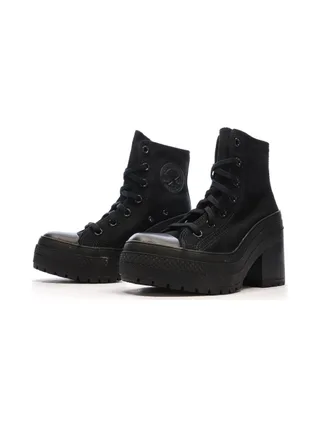 Baskets Noires Femme Converse Chuck 70 De Luxe Heel 6