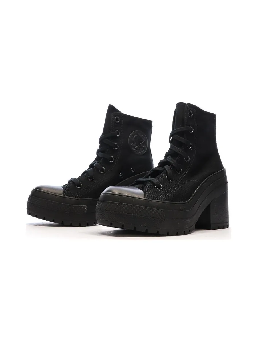 Baskets Noires Femme Converse Chuck 70 De Luxe Heel 7