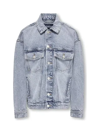 Veste en Jean Bleu Mixte Junior ONLY Trucker 1