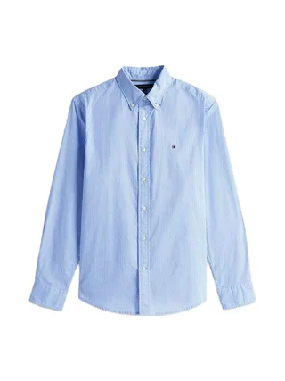 Chemise Bleu Clair Homme Tommy Hilfiger Flex 2