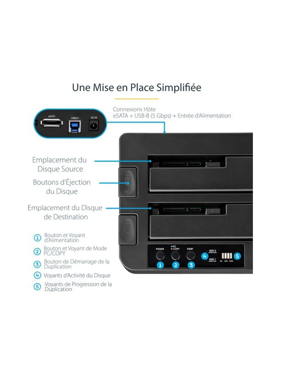 StarTech.com SDOCK2U33RE media duplicator 7