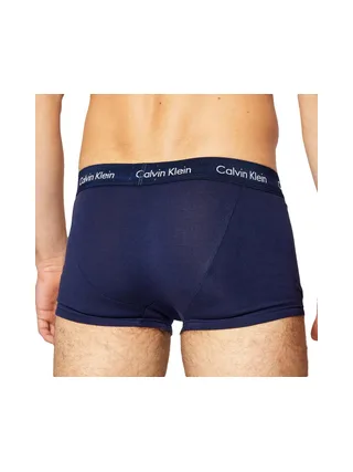 X3 Boxers Marine Homme Calvin Klein Low Rise Trunk 3
