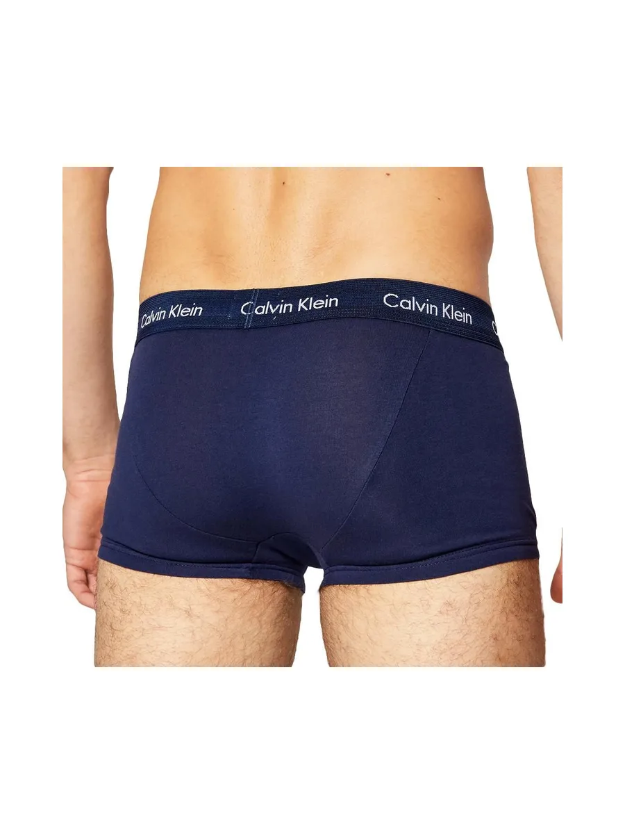 X3 Boxers Marine Homme Calvin Klein Low Rise Trunk 4
