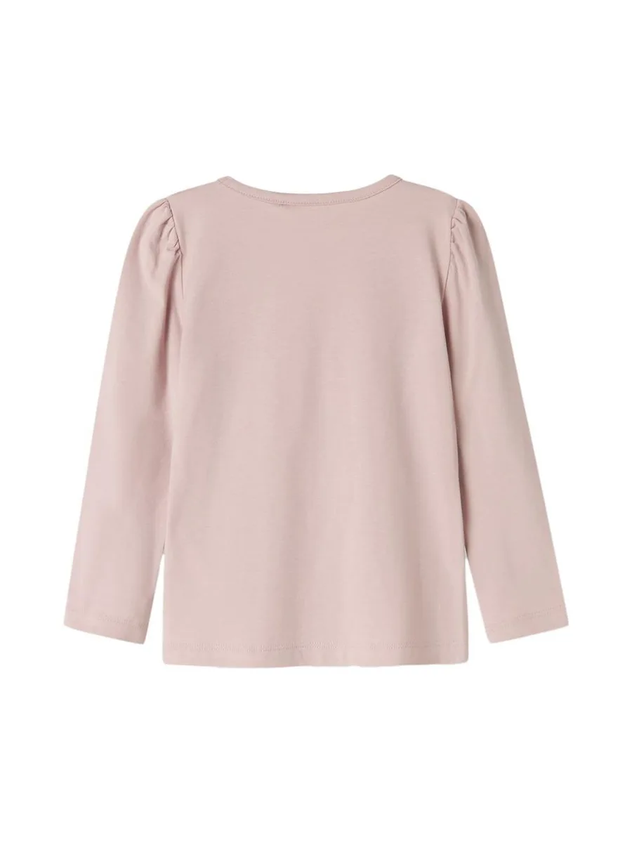 T-Shirt Manches Longues Rose Fille Name it Sorina 3