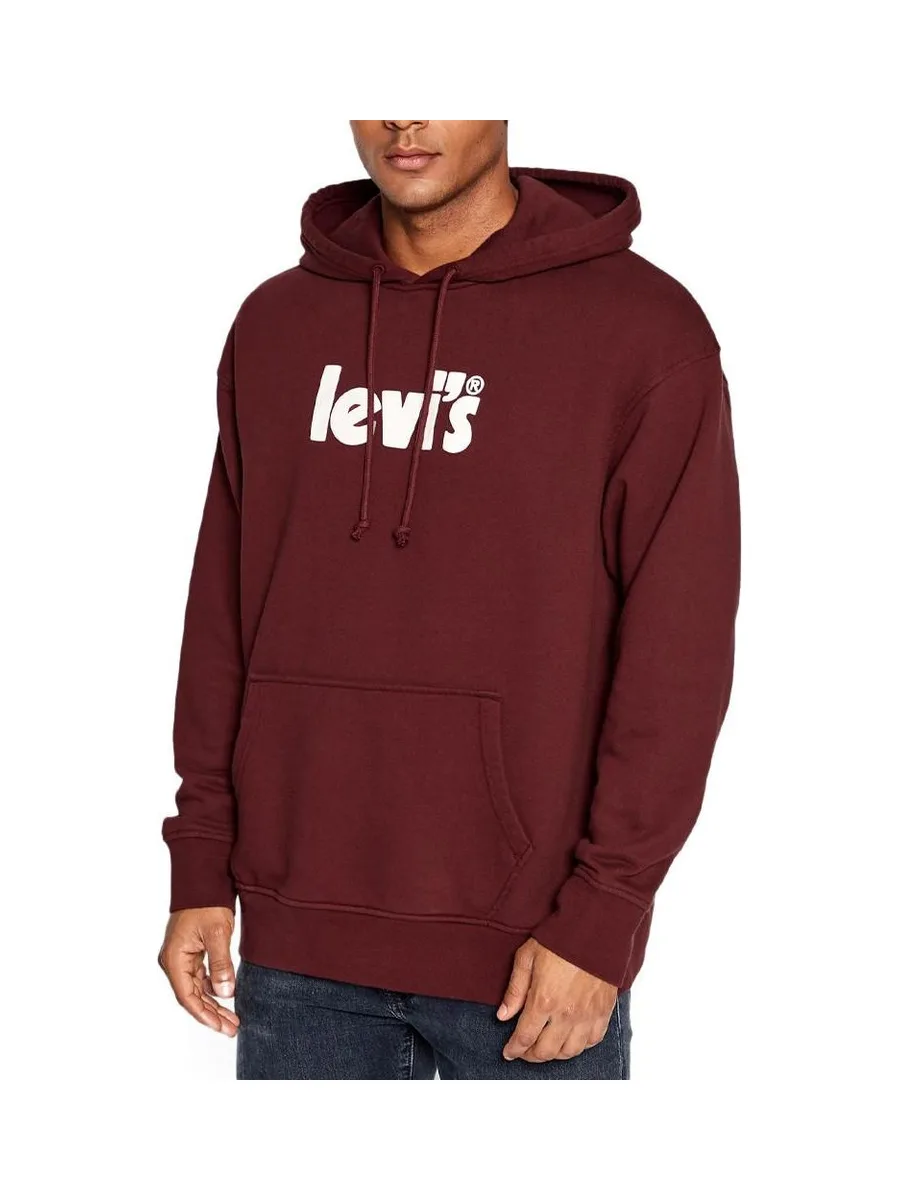 Sweat à capuche Bordeaux Homme Levis Graphic Po 2