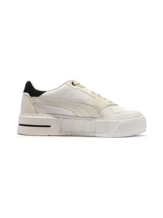 Baskets Blanches/Ecru Femme Puma Cali Court Pure 2