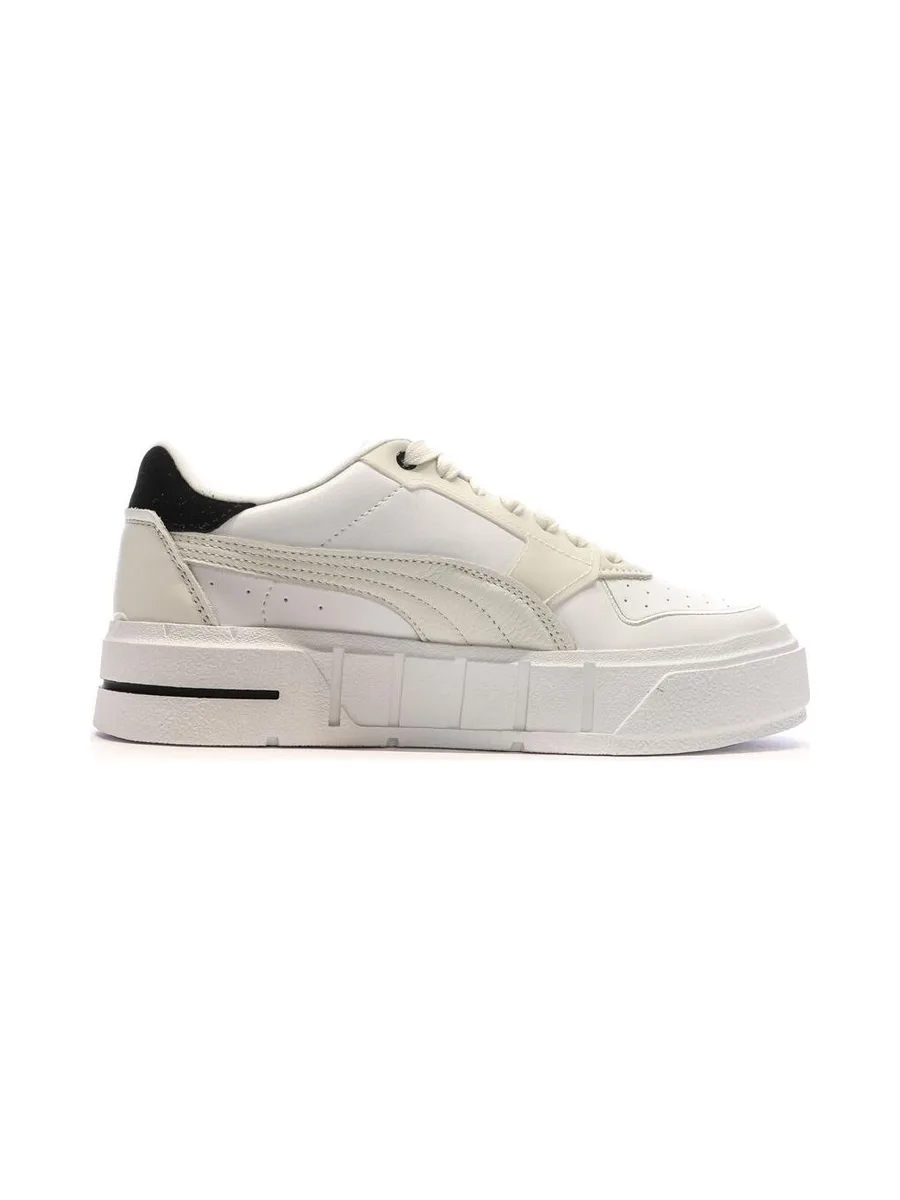 Baskets Blanches/Ecru Femme Puma Cali Court Pure 2