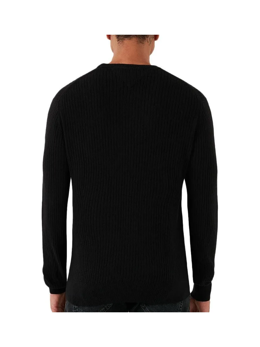 Pull Noir Homme Tommy Hilfiger Pima MW0MW40449 3