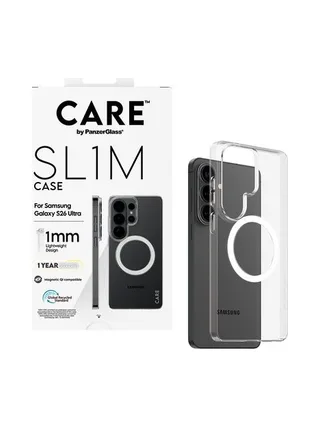 PanzerGlass CARE™ by ® SL1M Case Transparent w. Qi Samsung Galaxy S26 Ultra mobile phone case 5
