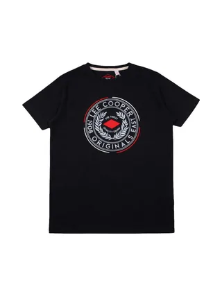 T-Shirt Noir Lee Cooper LCN822 2