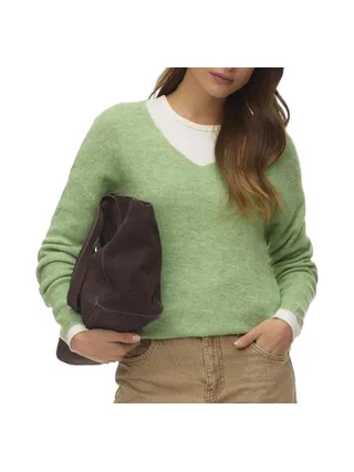 Pull Vert Femme Vero Moda Crew 1
