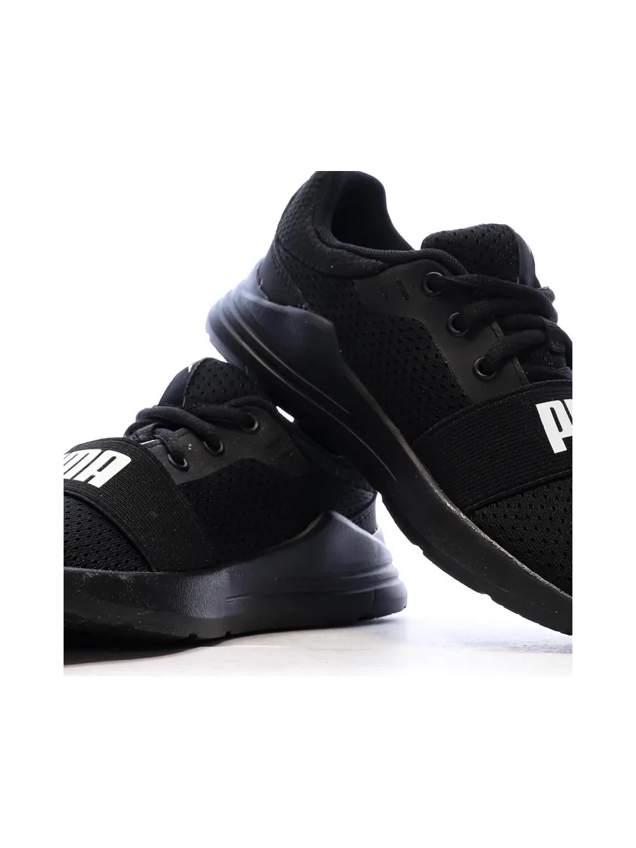Baskets Noires Garçon Puma Wired01 8