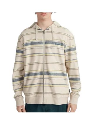 Sweat zippé Écru Homme O'Neill Bavaro 1