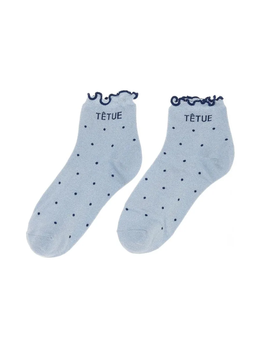 Chaussettes Bleu Clair Femme Stella Green Têtue 2