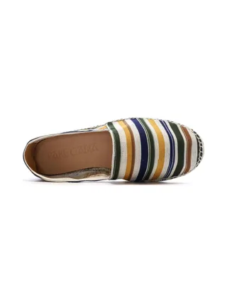 Espadrilles Blanc/Vert/Bleu Homme Pare Gabia Anitz 4