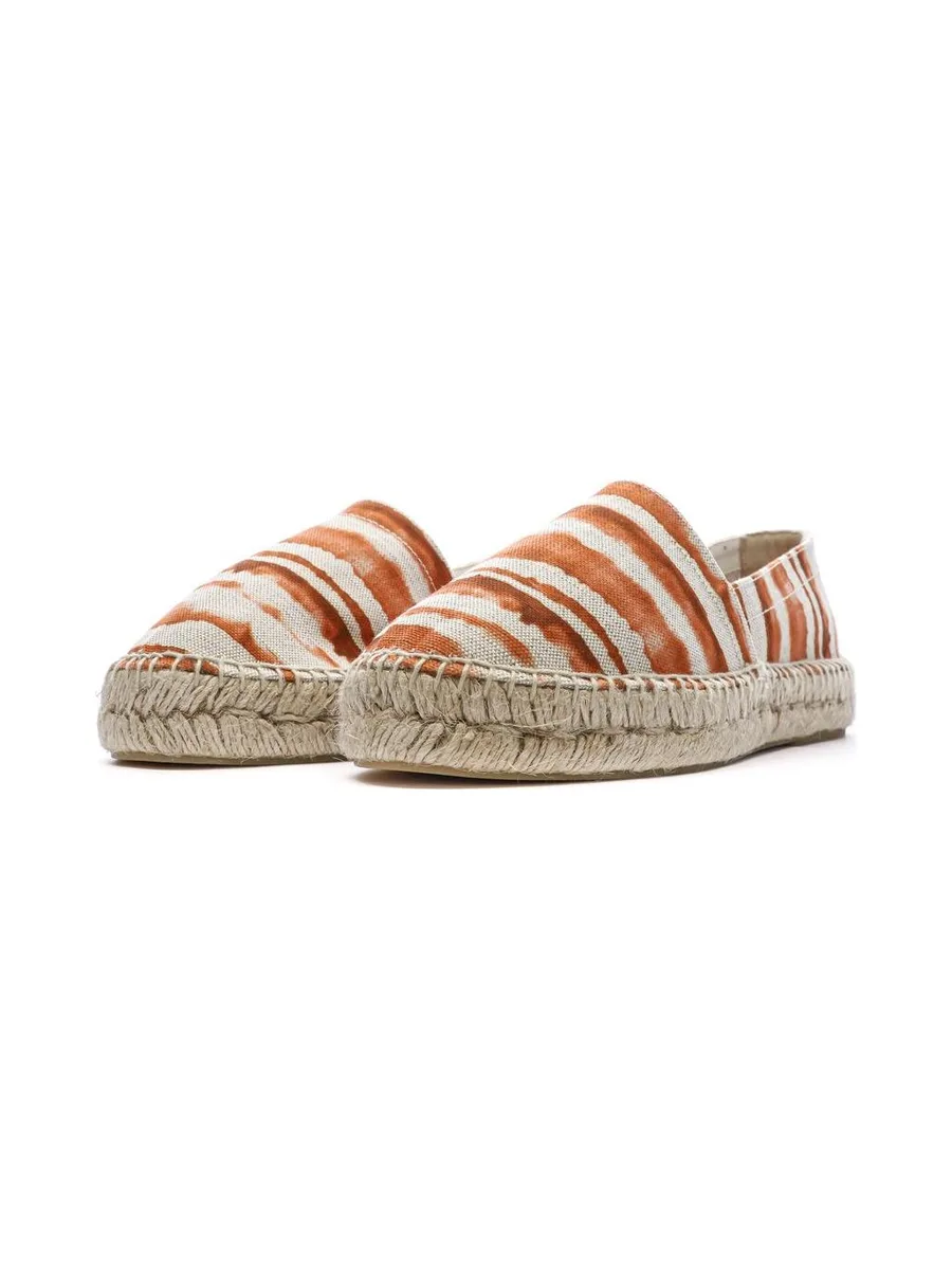 Espadrilles Orange/Beige Femme Pare Gabia Anaia 7