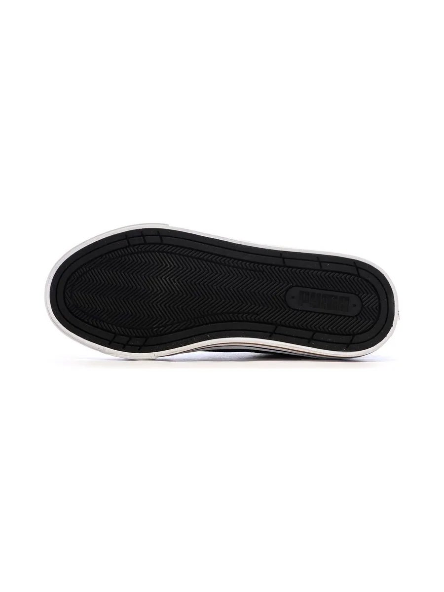 Baskets Blanches/Noires Femme Puma Court Classic 6