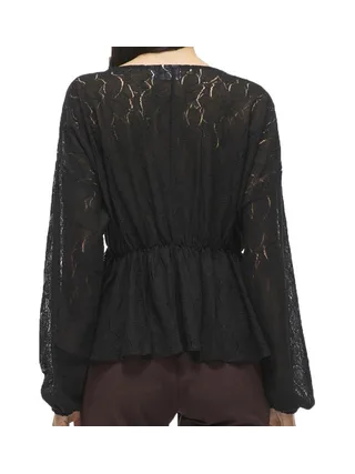 Blouse Noire Femme Vila Viseba 2