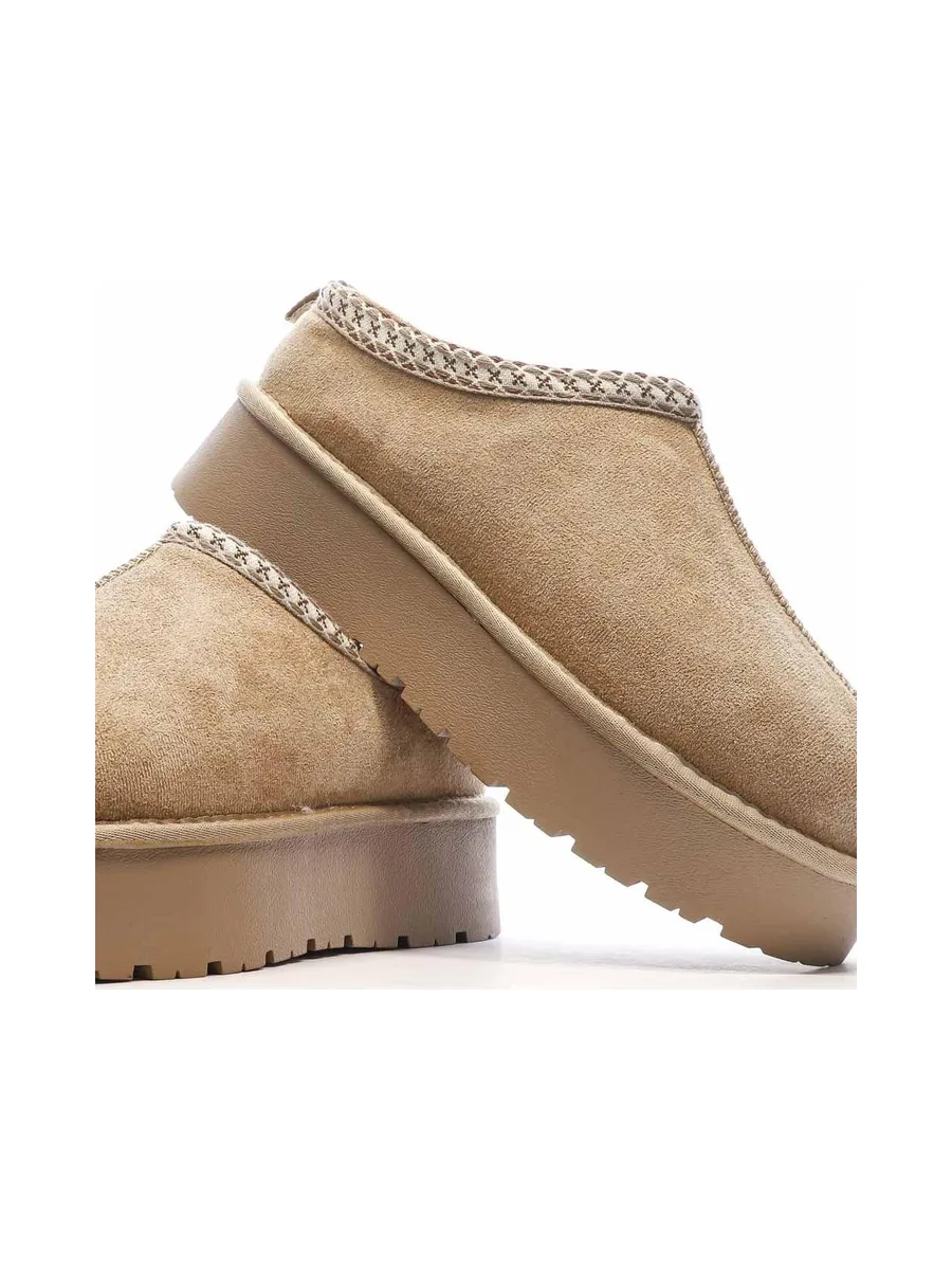 Chaussons Beige Femme Xti Microfiber 7