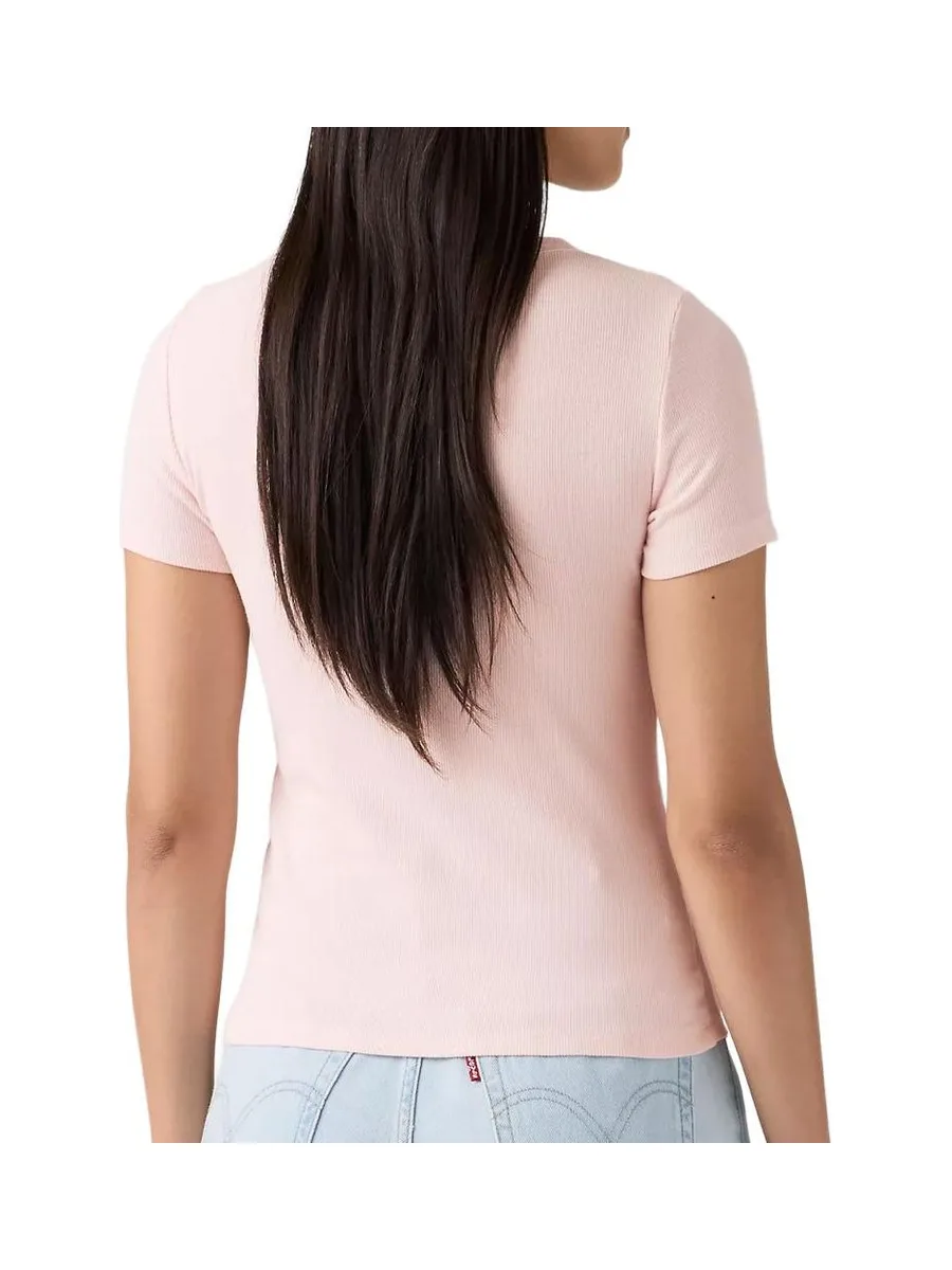 T-shirt Rose Femme Levi's Hayes Tee Blues 3